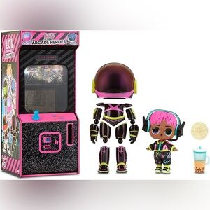 L.O.L. SURPRISE! Boys Arcade Heroes Action Figure Doll with Hero Suit and more
